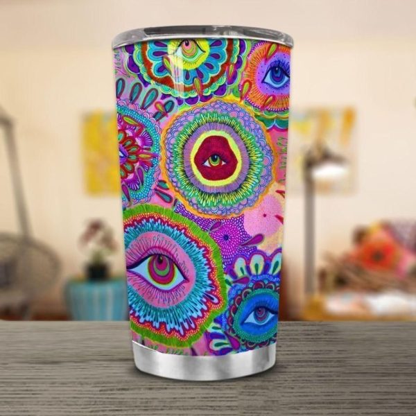 Hippie Eye Art All Over Print  Tumbler